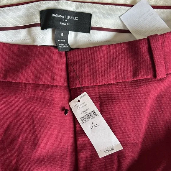 Banana republic Ryan for Burgundy Women's Pants- 8p - Picture 2 of 2